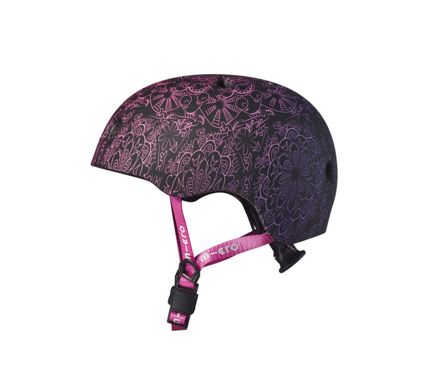Casco infantil patinete Micro Mandala Rosa/Morado M 3/3