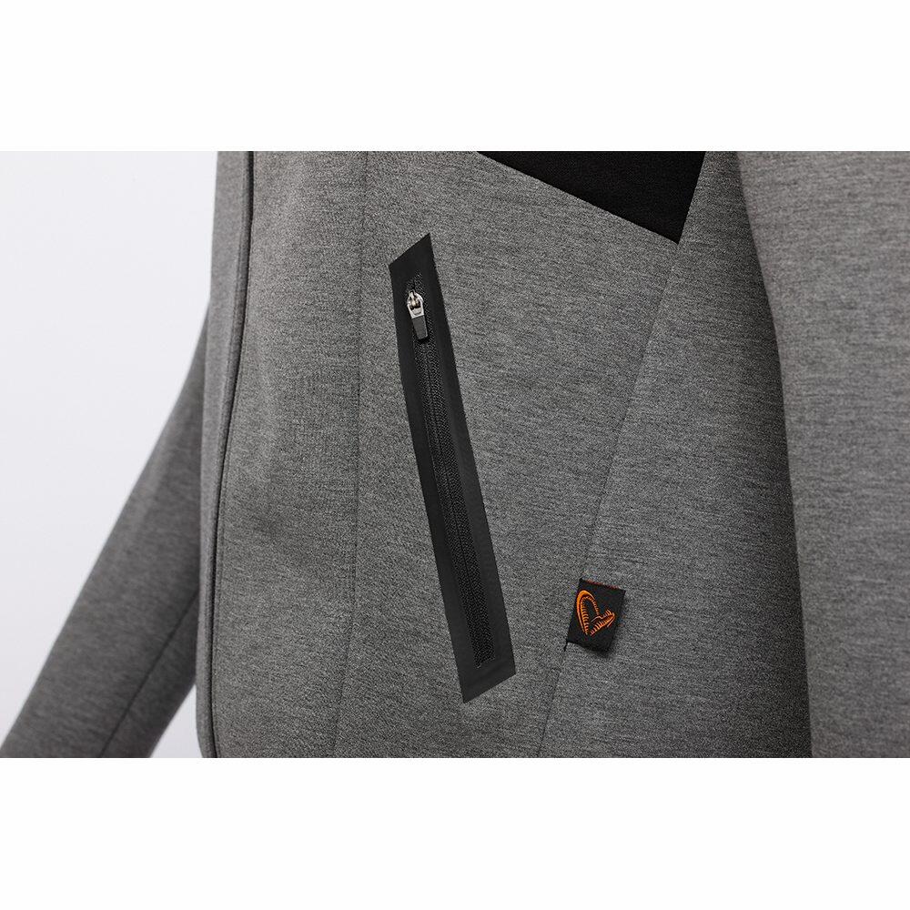 Veste Savage Gear Tec Foam Zip Hoodie - Grey Green, S-XXL 5/5