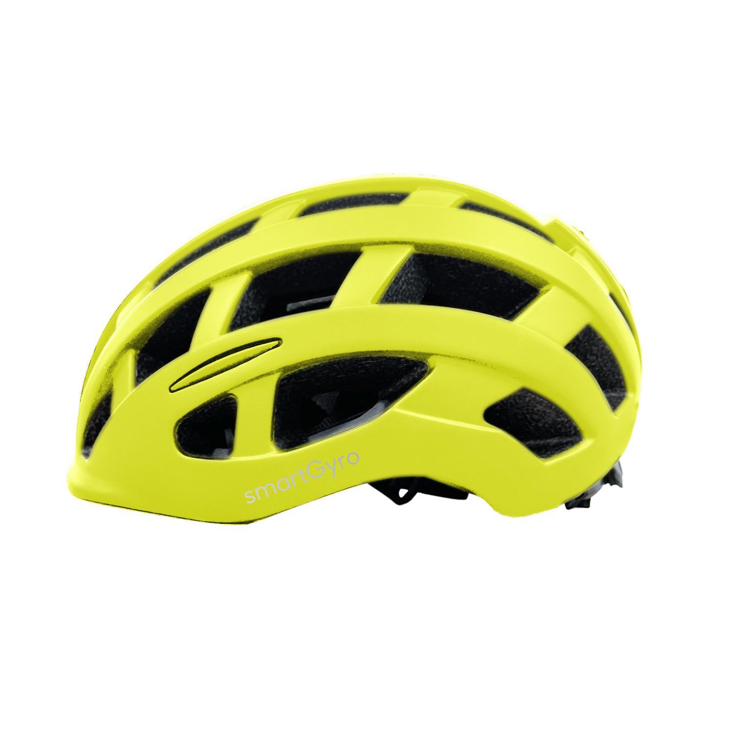 Casco para Patinetes y Bicicletas smartGyro Helmet Urban Fluorescent Yellow L/M 4/4