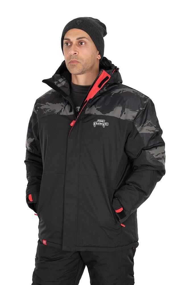 Fox Rage Wintersuit black/camo/red Gr.S 4/7