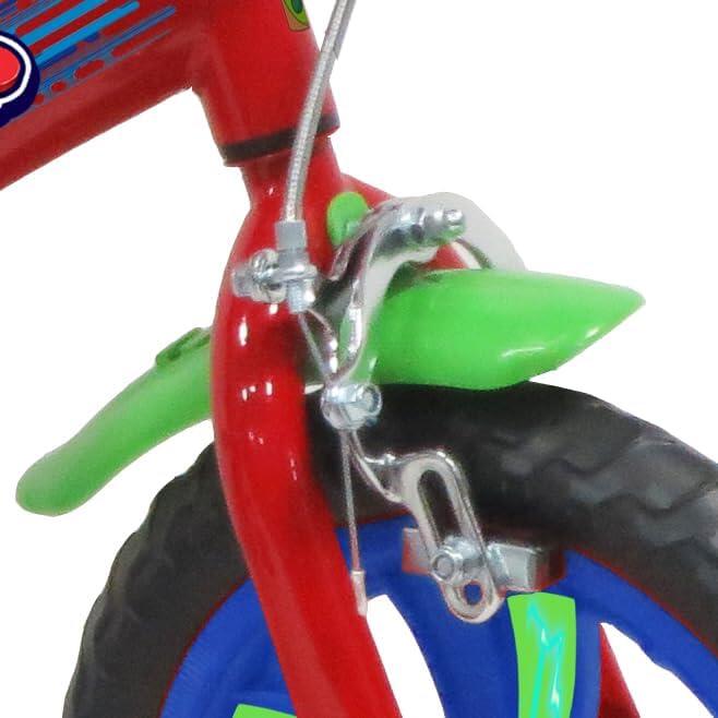 Rower dziecięcy PJ MASKS z bidonem i uchwytem na bidon