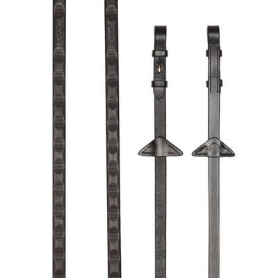 Rubberen paardenteugels lemieux magna grip