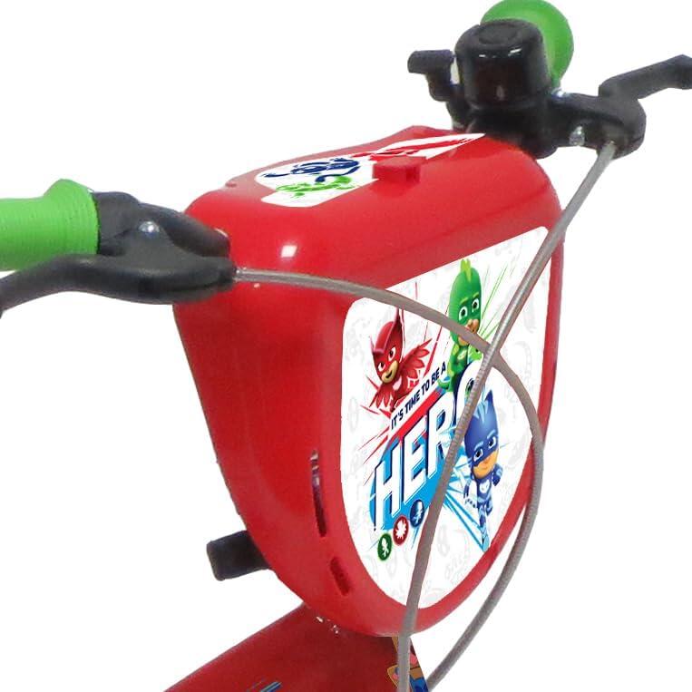 Rower dziecięcy PJ MASKS z bidonem i uchwytem na bidon