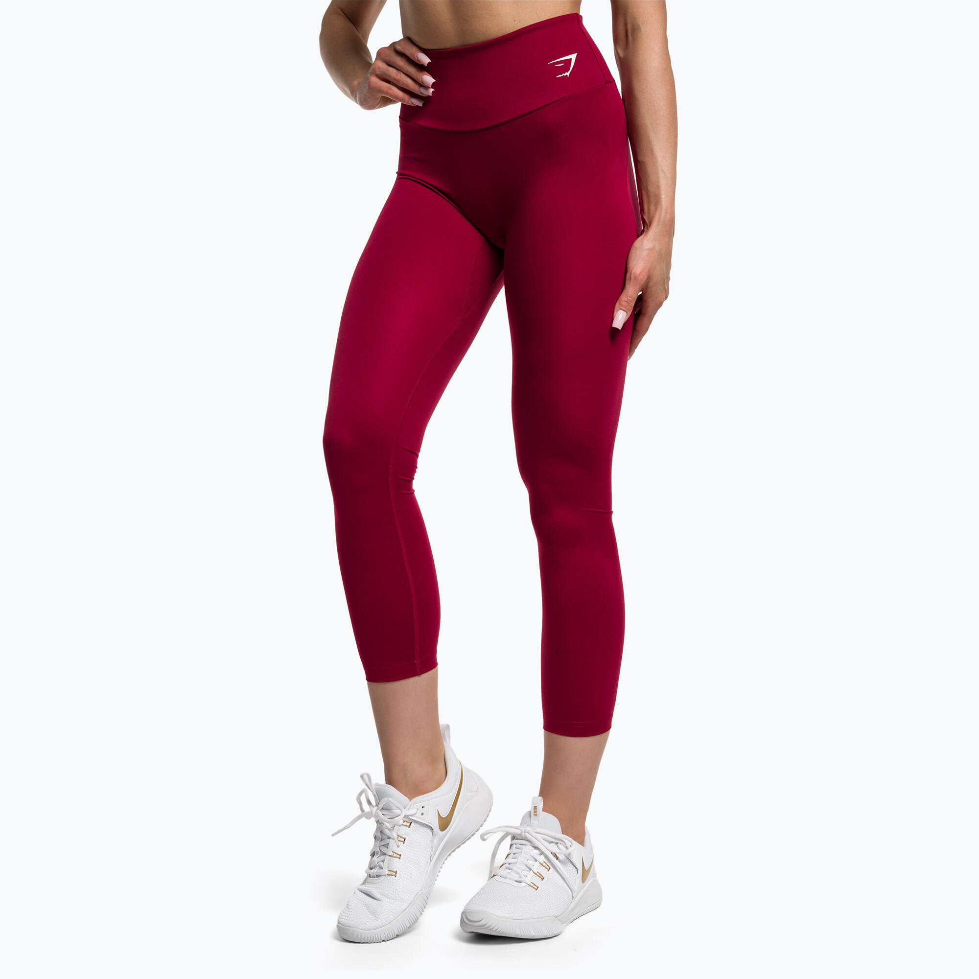 GYMSHARK Gymshark Training Womens Burgundy Leggings