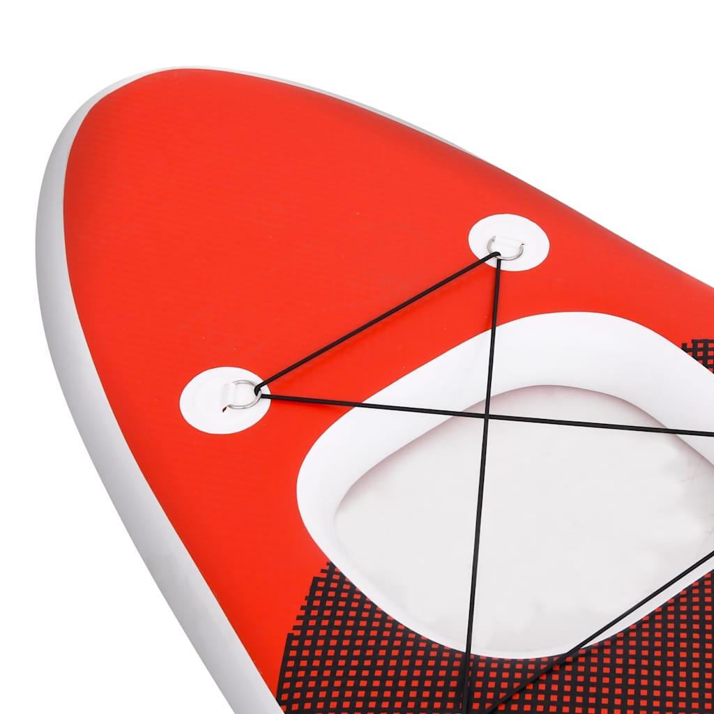 Set de tabla de paddle surf hinchable rojo 330x76x10 cm 7/7