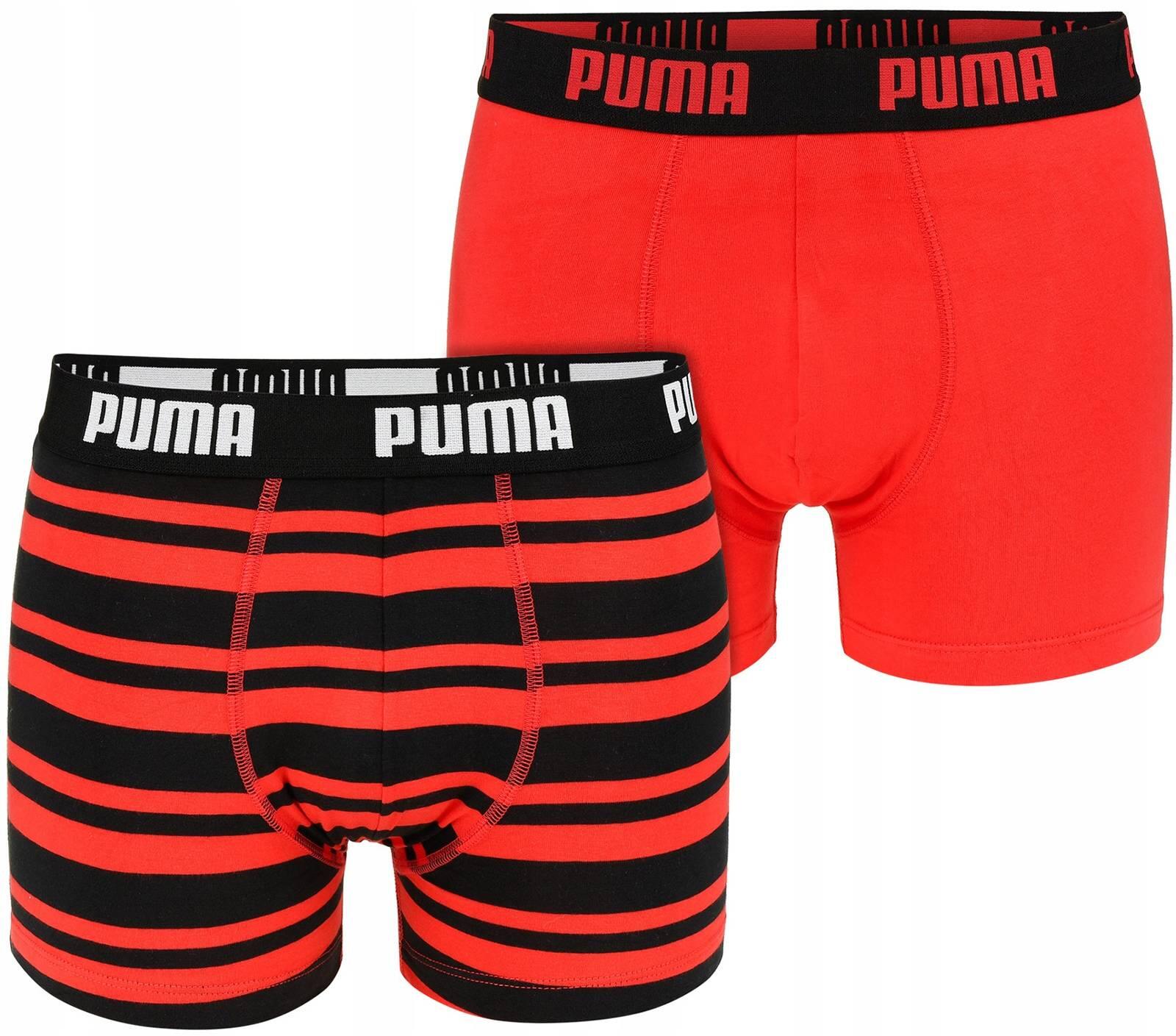 Bokserki majtki męskie bawełniane  czerwone 2 pary PUMA