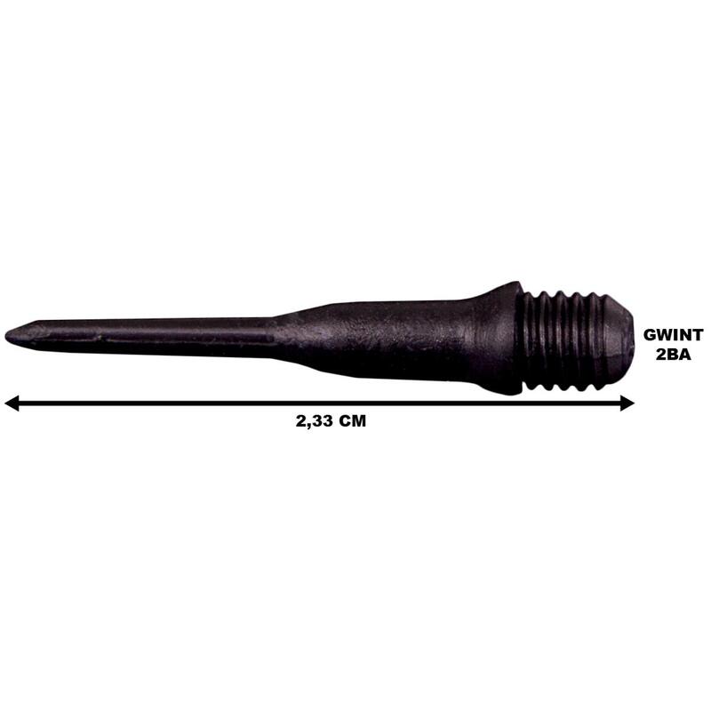 Vârfuri Darts Plastic Spare 50 Negru