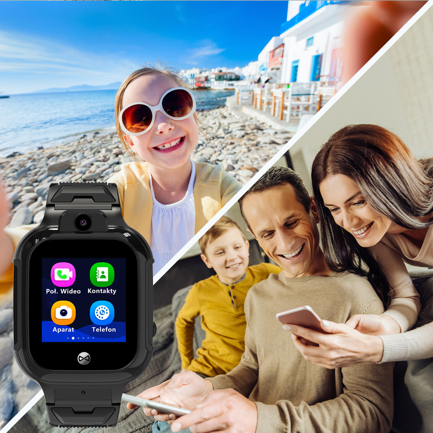 Montre connectée sportive Forever Kids Look Me! 3 KW-520 GPS WiFi 4G 2/7