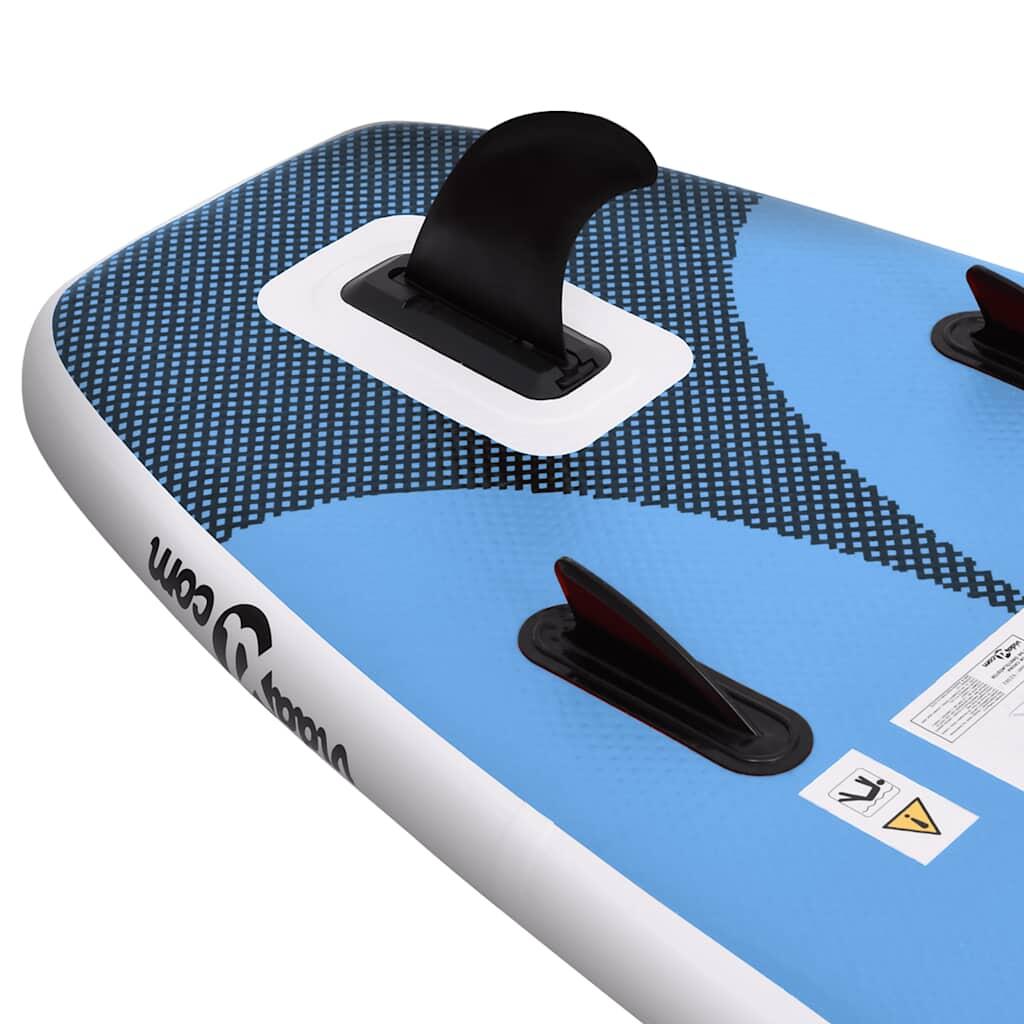 Set de tabla de paddle surf hinchable azul marino 330x76x10 cm 6/7