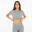 Crop top antrenament WAY maneci scurte