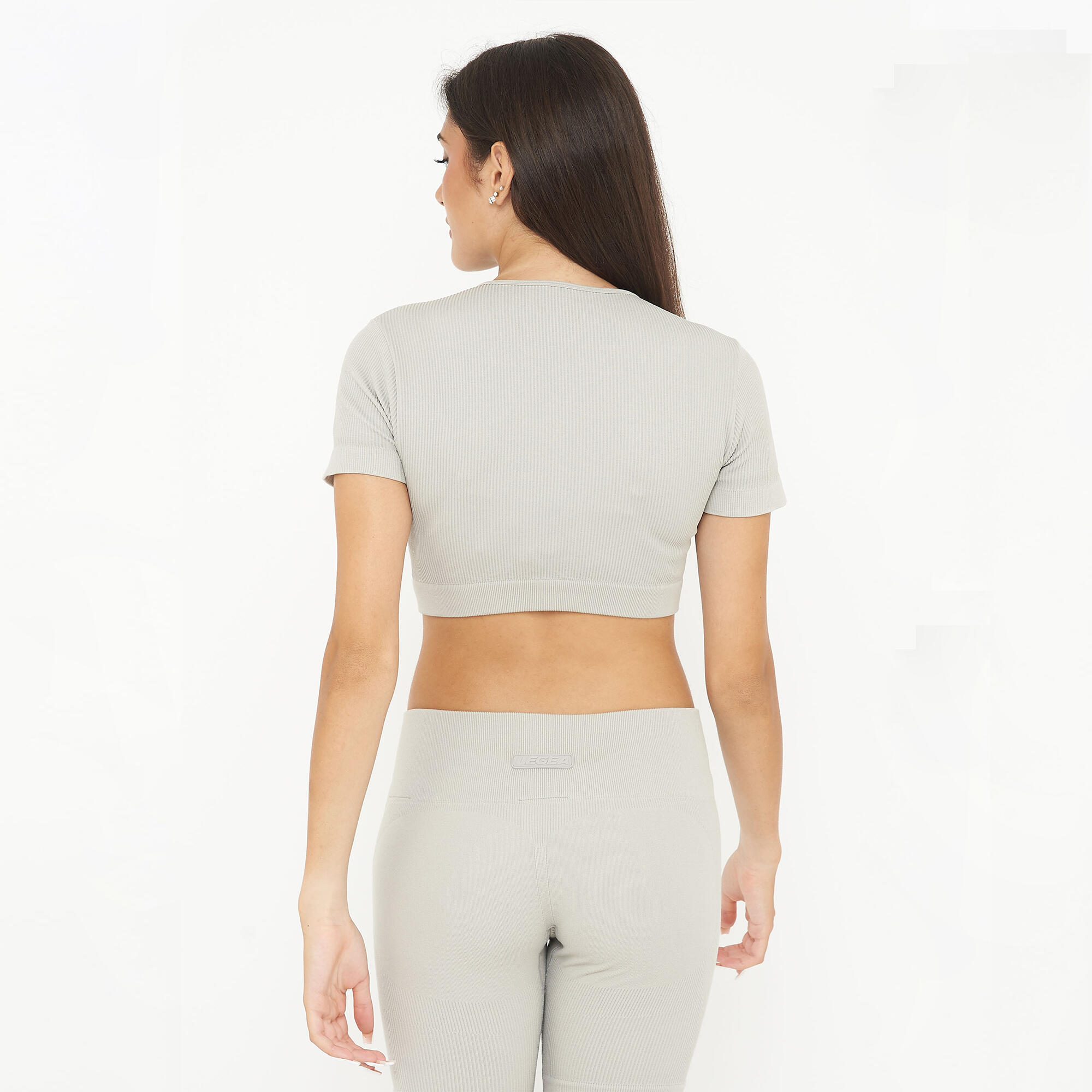 Crop top d'entraînement WAY manches courtes 2/6