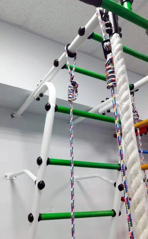 Scară de gimnastică Gamma Pastel alb-gri 4/4