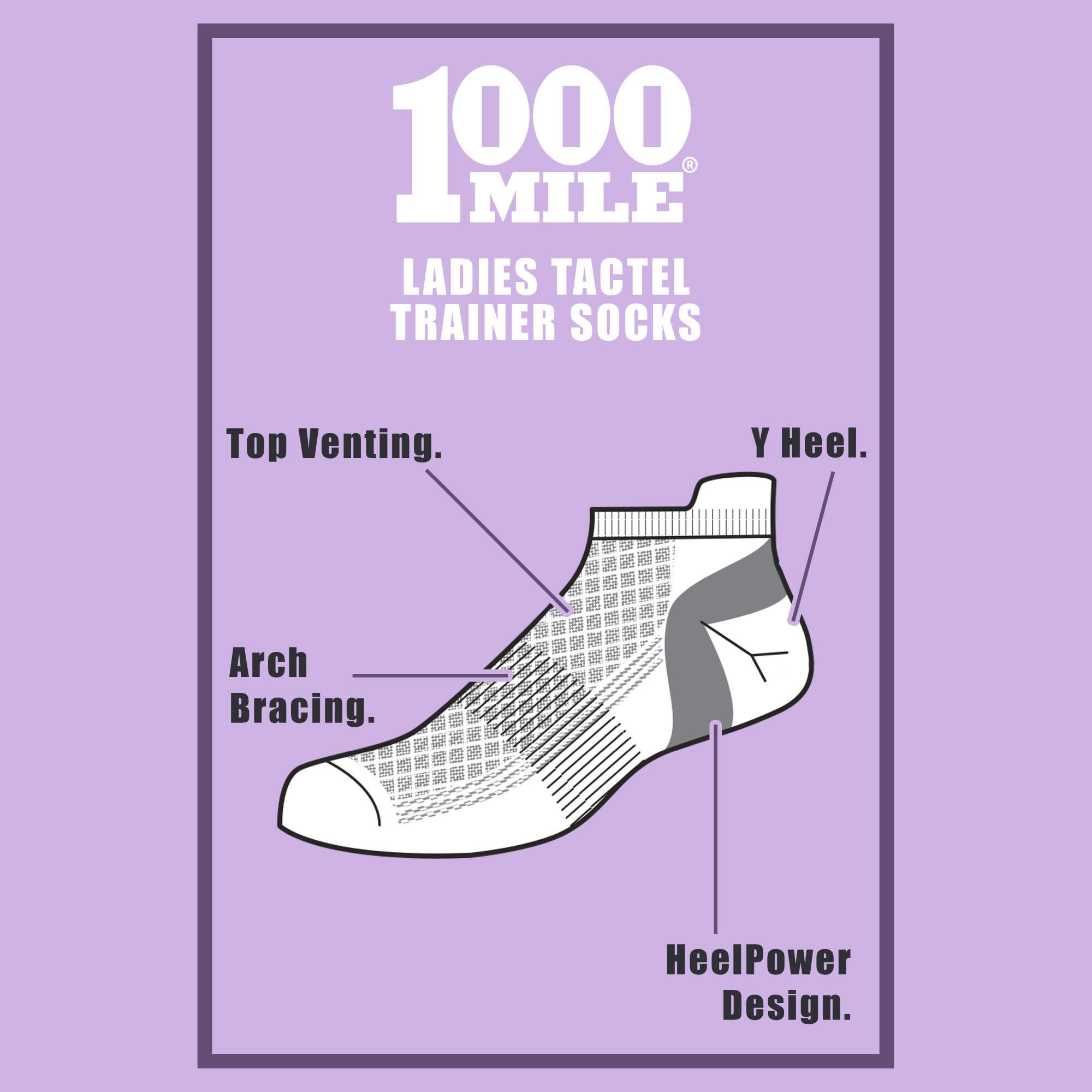 Chaussettes femme 1000 Mile Ultimate Tactel 3/3