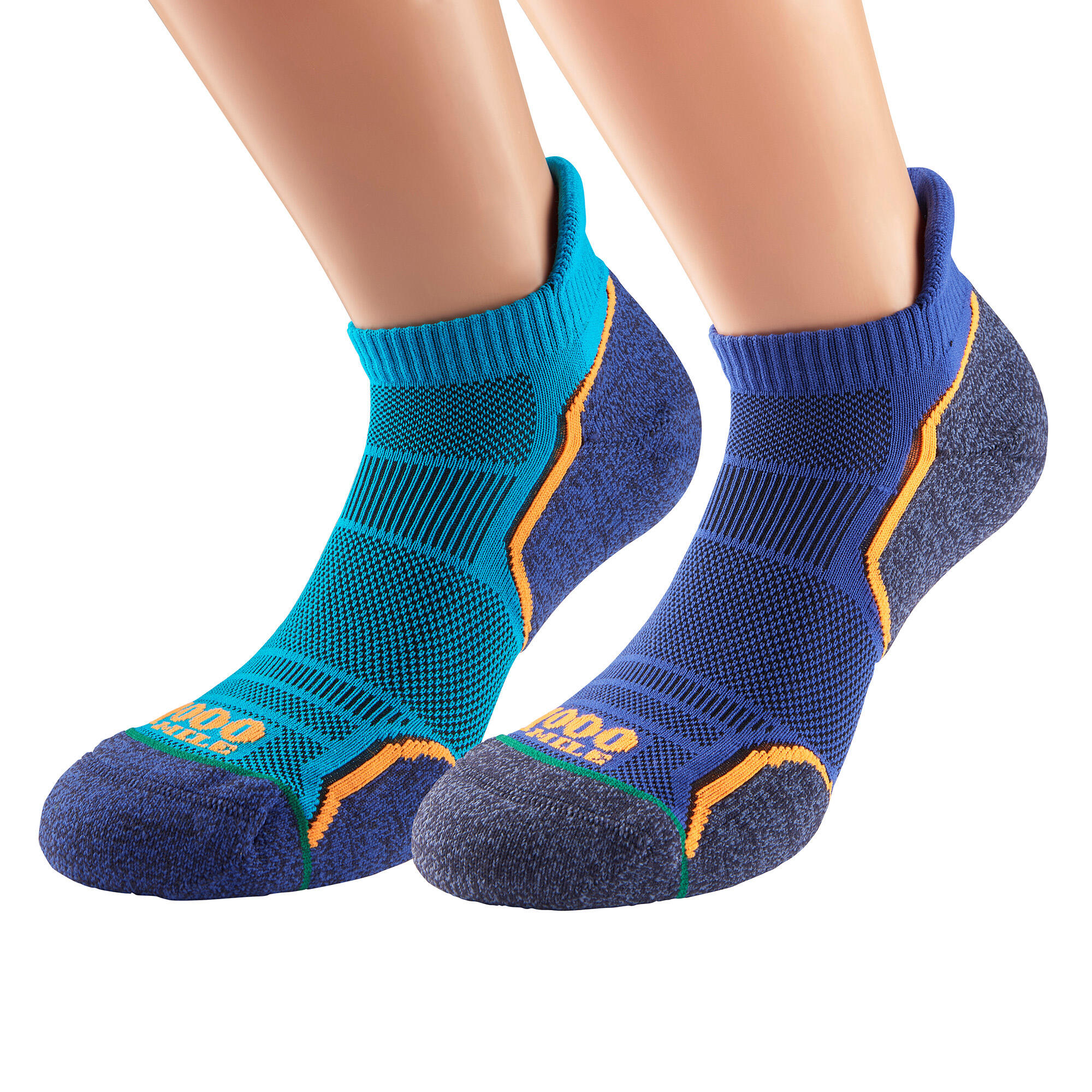 1000 Mile Run Socklet Twin Pack 3/6