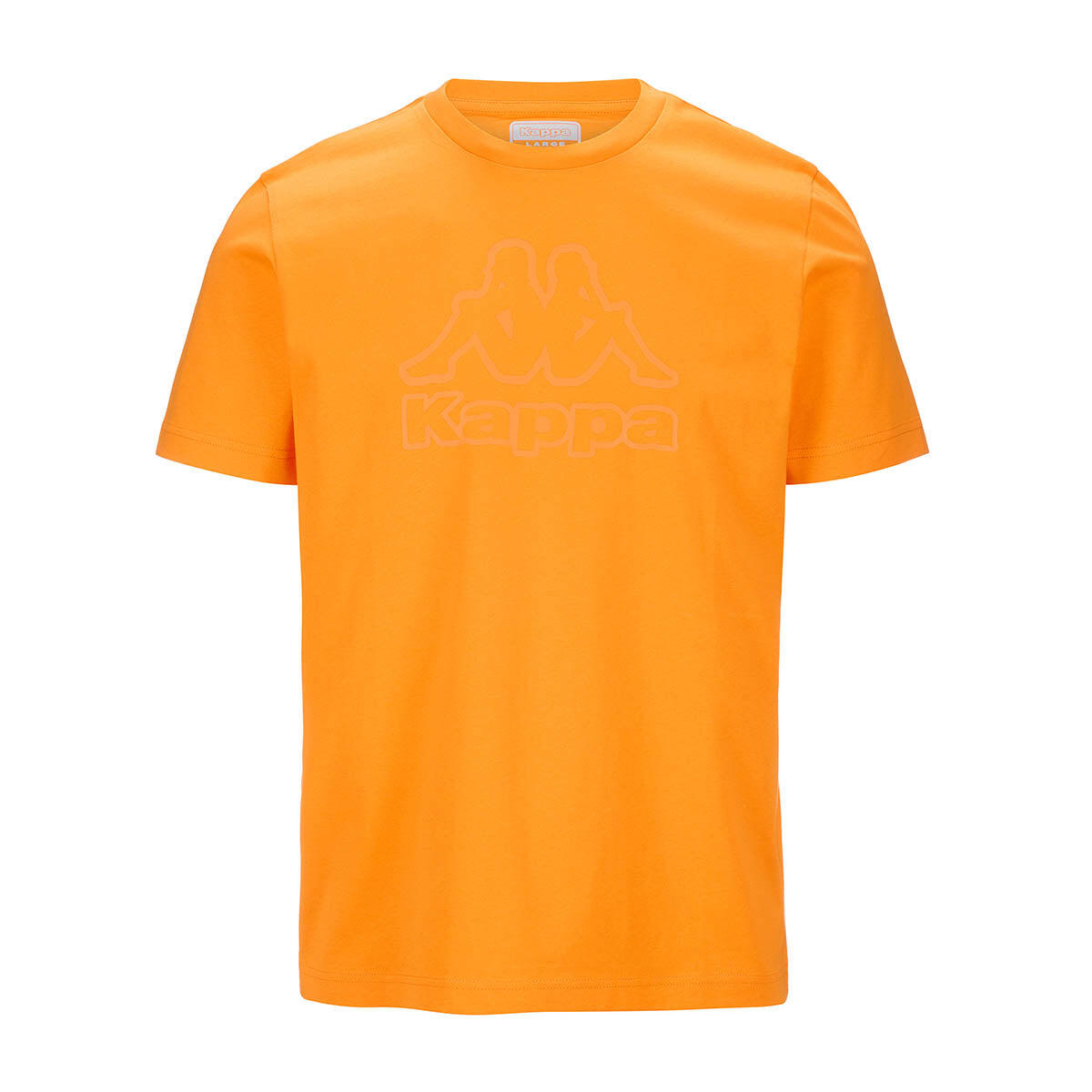 T shirt maglietta da uomo in cotone arancione da sportivo 2/7