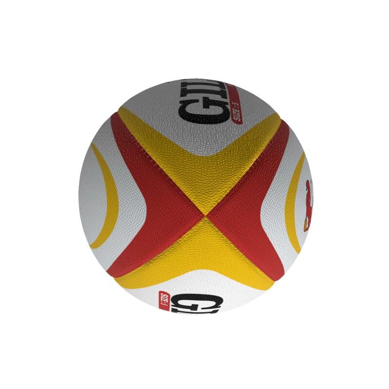 BALÓN GILBERT ESPAÑA OMEGA FER RUGBY MATCH BALL OFICIAL, TALLA 5 4/4
