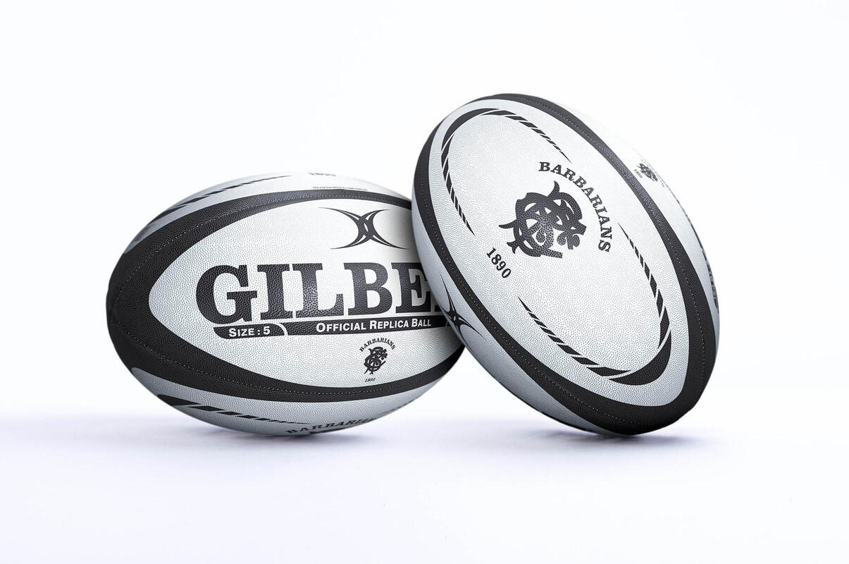 GILBERT BALON RUGBY REPLICA OFICIAL BARBARIANS, TALLA 5