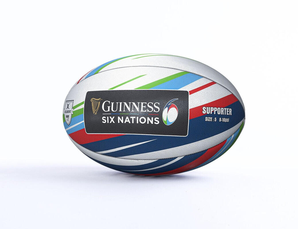 pallone da rugby Gilbert Supporter Guinness 6 Nations 2/2