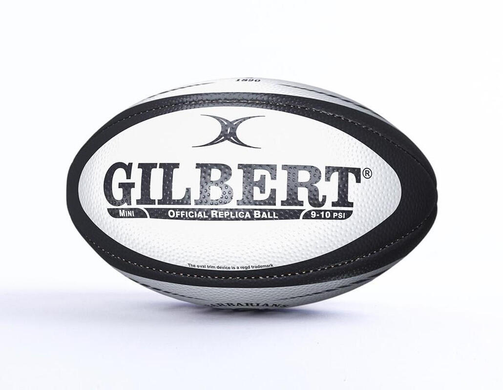 Mini ballon de rugby Gilbert Barbarians (taille 1) 2/3