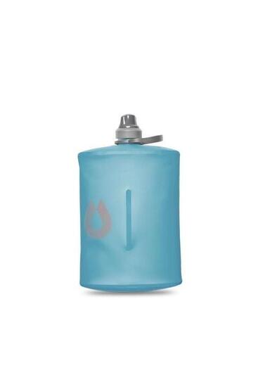 Bouteille souple HydraPak Stow 1L Tahoe Blue 28 mm bouchon clapet et Silicone