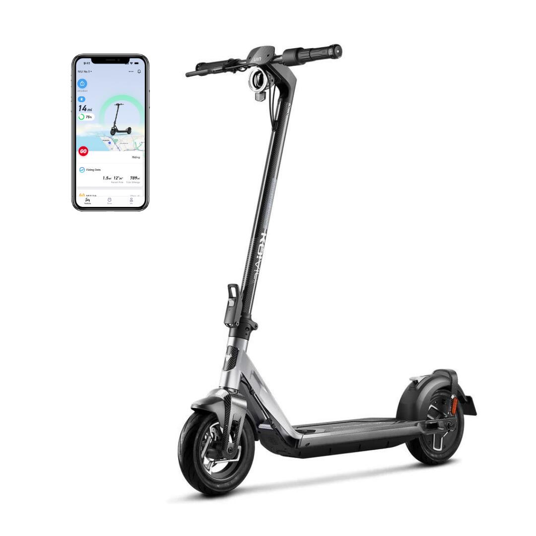 Niu - Trottinette Électrique Kqi Air Noire| Cadre En Fibre De Carbonne | Léger - Trottinette Électrique - Noir - Taille Unique - Decathlon