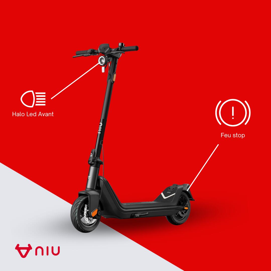 Trottinette Électrique Niu KQi3 Pro Noir 4/7
