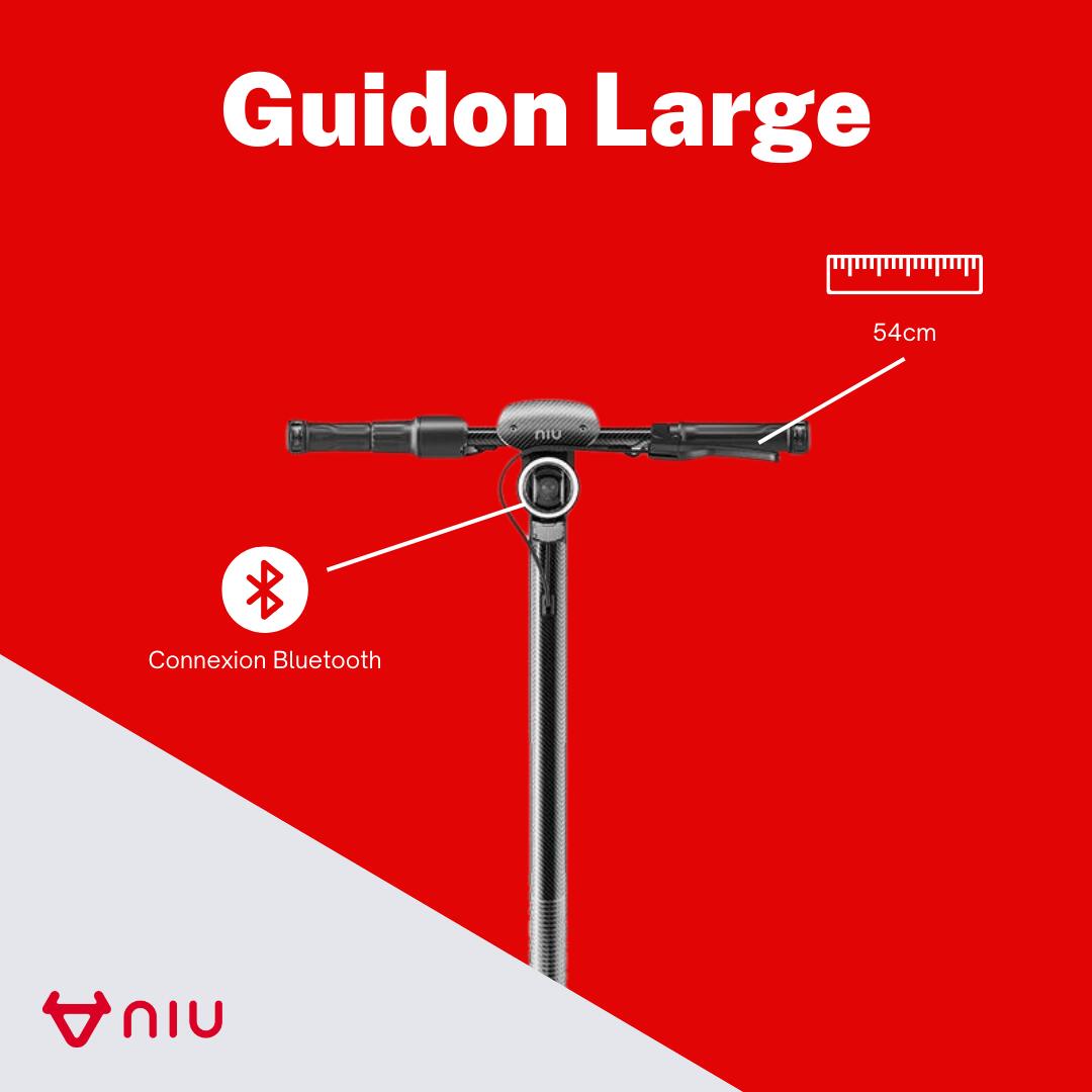 Trottinette électrique KQi Air Noire| Cadre en Fibre de Carbonne | léger 4/8
