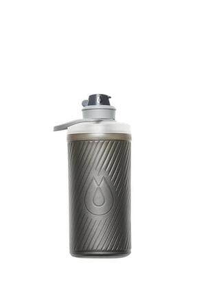 Bouteille Hydrapak Flux 1L gris, ultralégère compressible, bouchon 42 mm