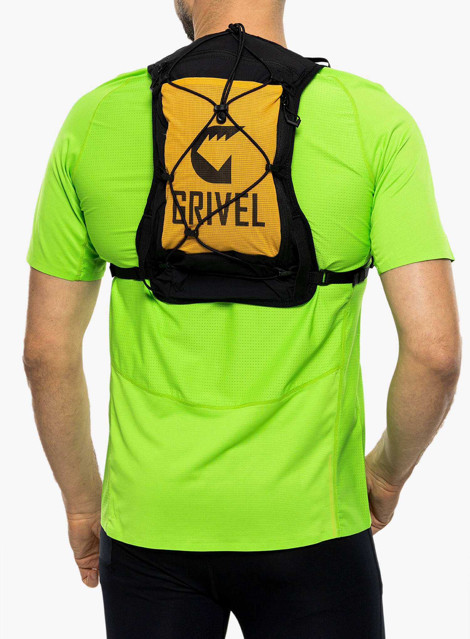 Gilet sac Grivel Mountain Runner Evo 10 10L jaune léger 215 g coupe trail 5/7