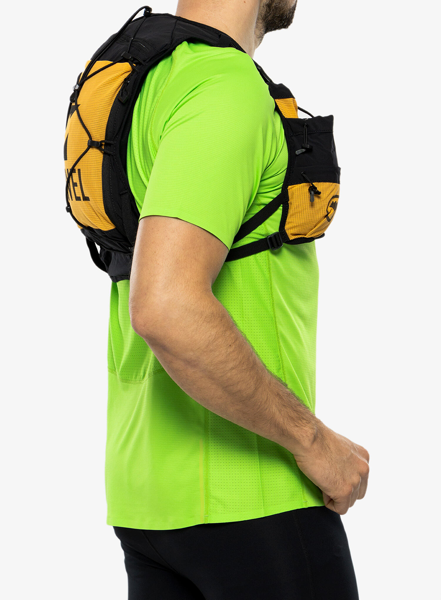 Gilet sac Grivel Mountain Runner Evo 10 10L jaune léger 215 g coupe trail 7/7