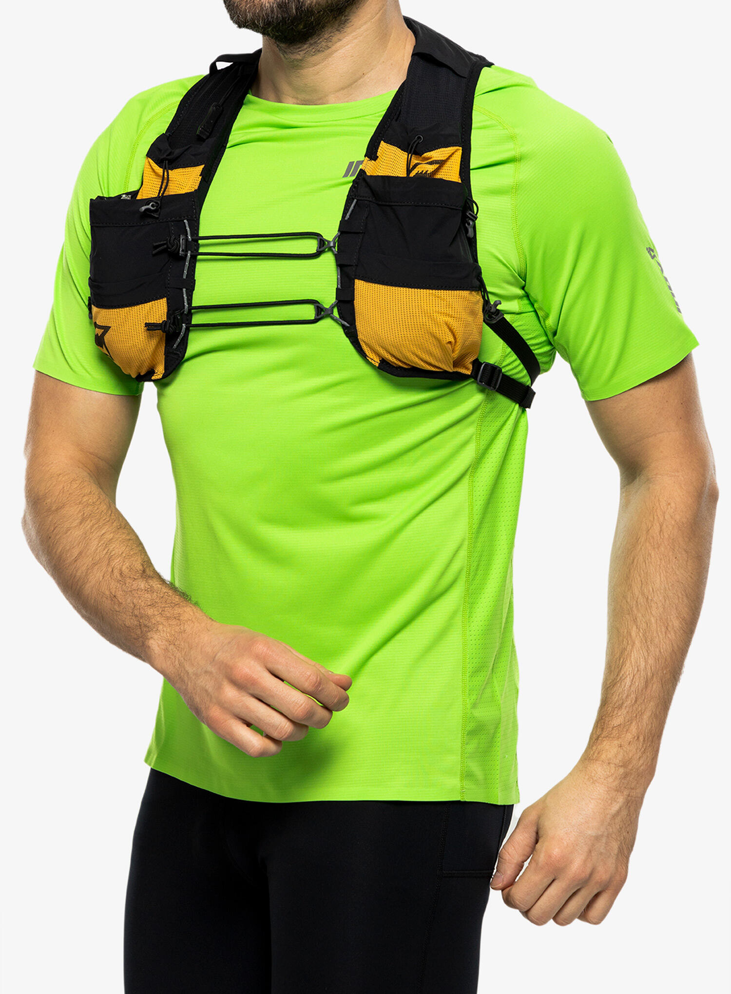Gilet sac Grivel Mountain Runner Evo 10 10L jaune léger 215 g coupe trail 6/7