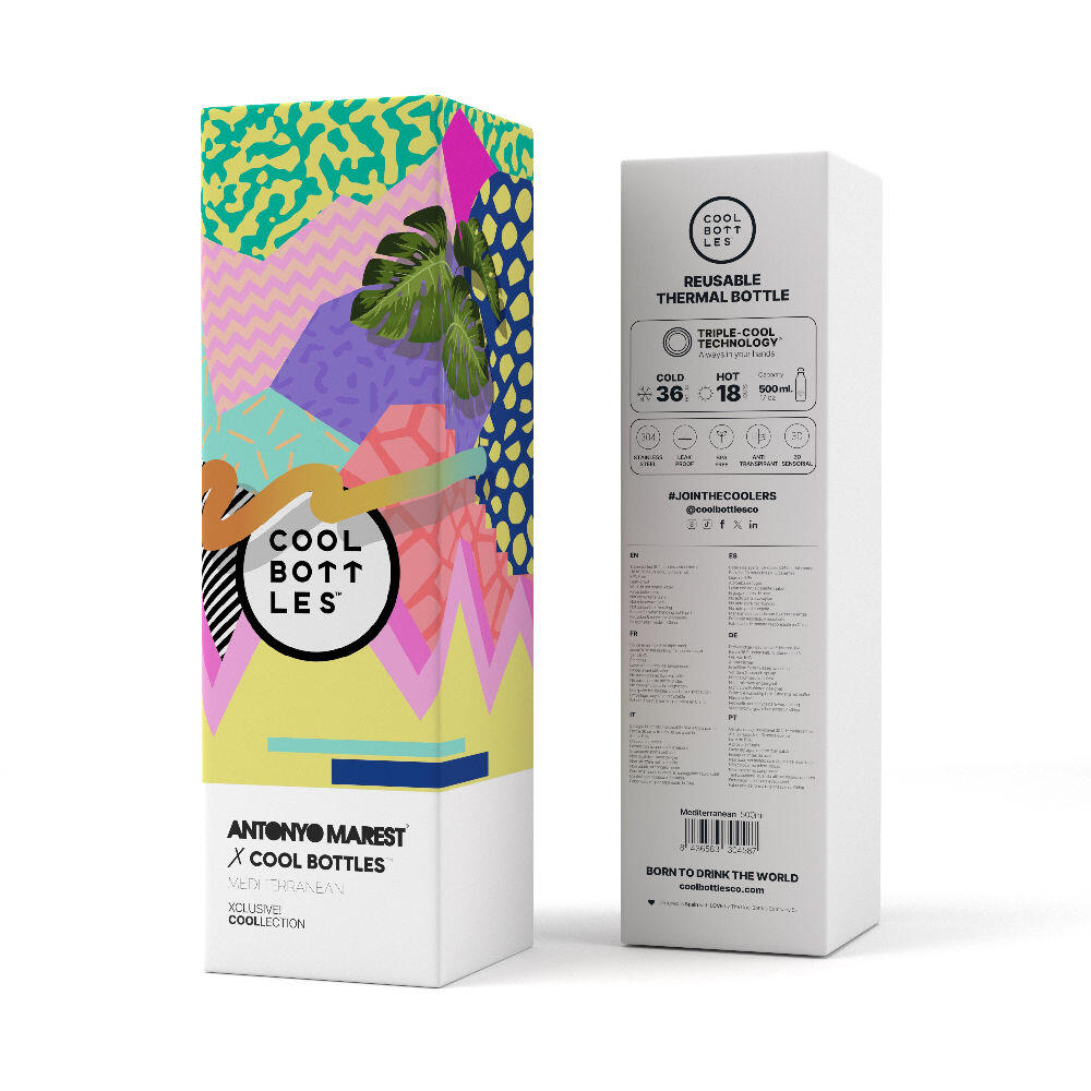 Botella Térmica Acero inox. Envío gratis. Mediterranean de Antonyo Marest 500ml 4/5