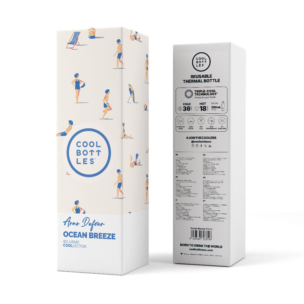 Botella Térmica Acero inox. Envío gratis. Ocean Breeze de Arno Dufour 500ml 4/4