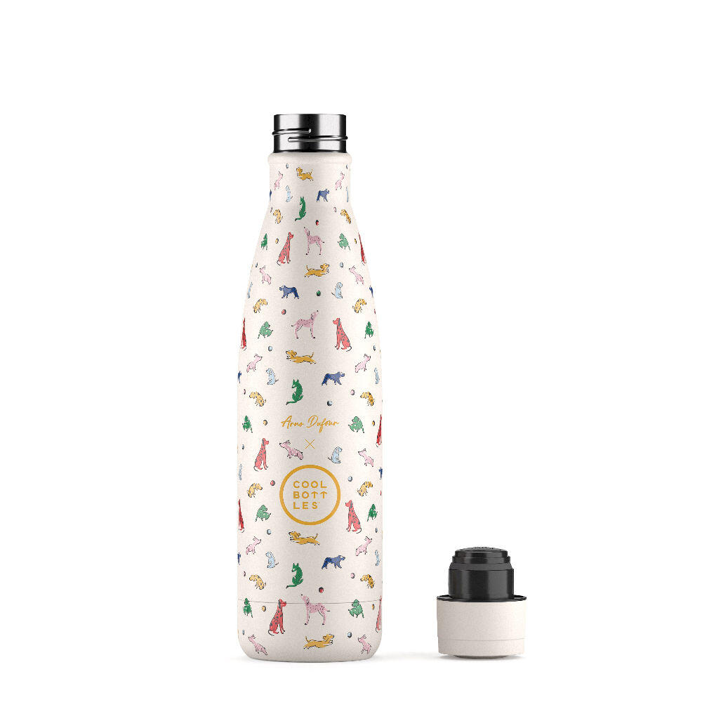 Botella Térmica Acero inox. Envío gratis. Doggie Party de Arno Dufour 500ml 2/4
