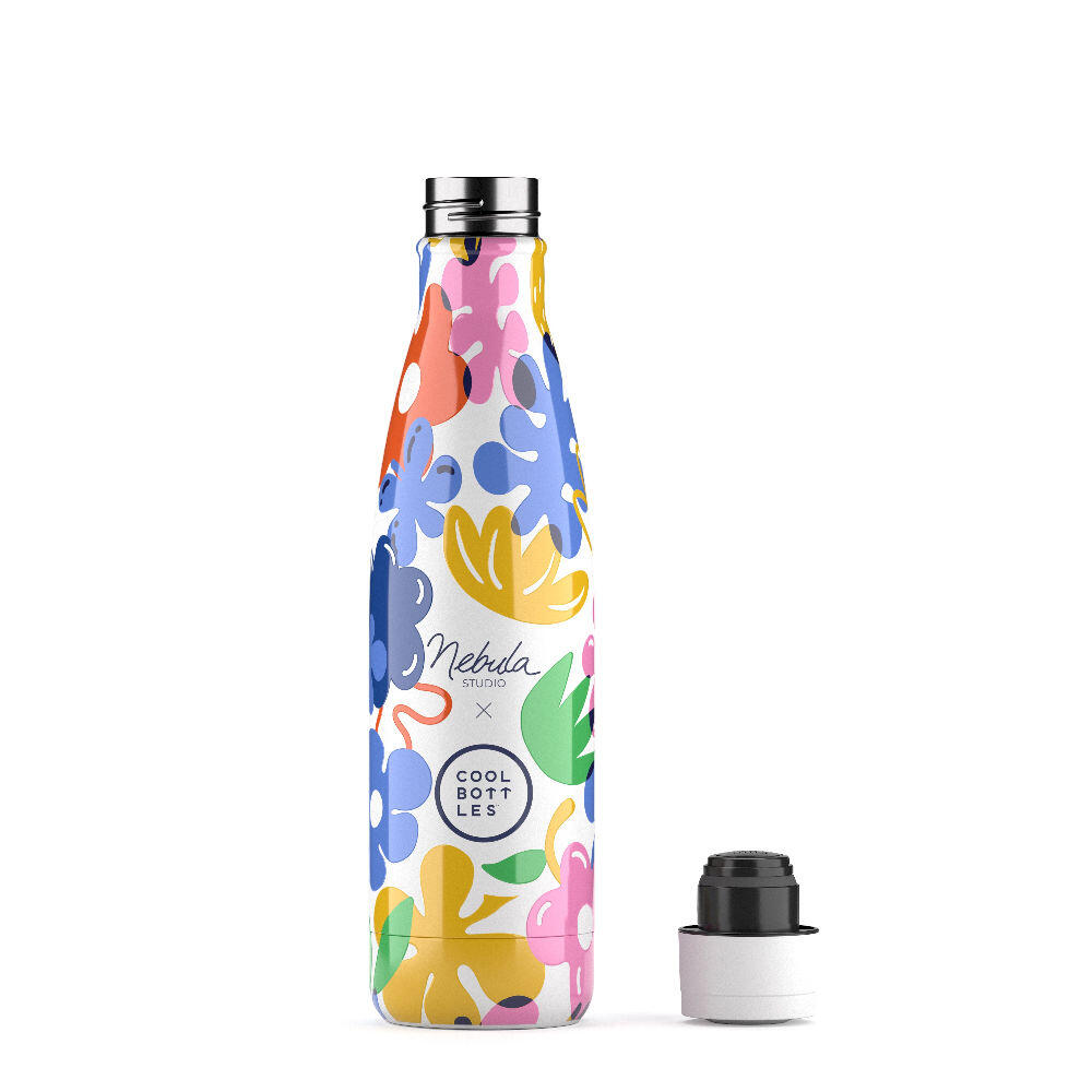 Botella Térmica Acero inox. Envío gratis. Floral Madness de Nébula 500ml 2/4