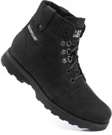 Damskie buty trapery czarne CATERPILLAR CHARLI FLEECE BOOT