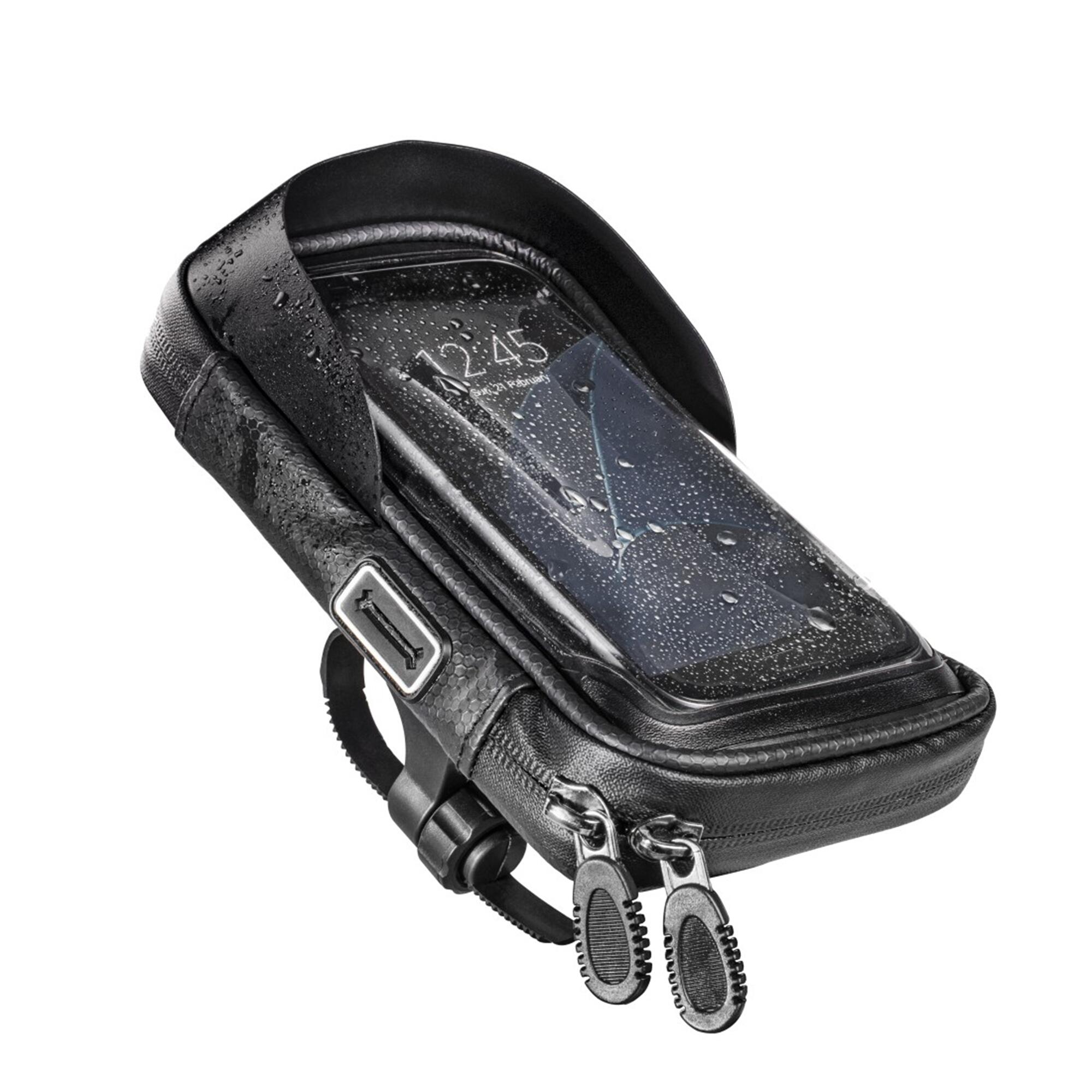 HAMA HAMA Handy Fahrrad-/Motorrad-Tasche universal, Schwarz