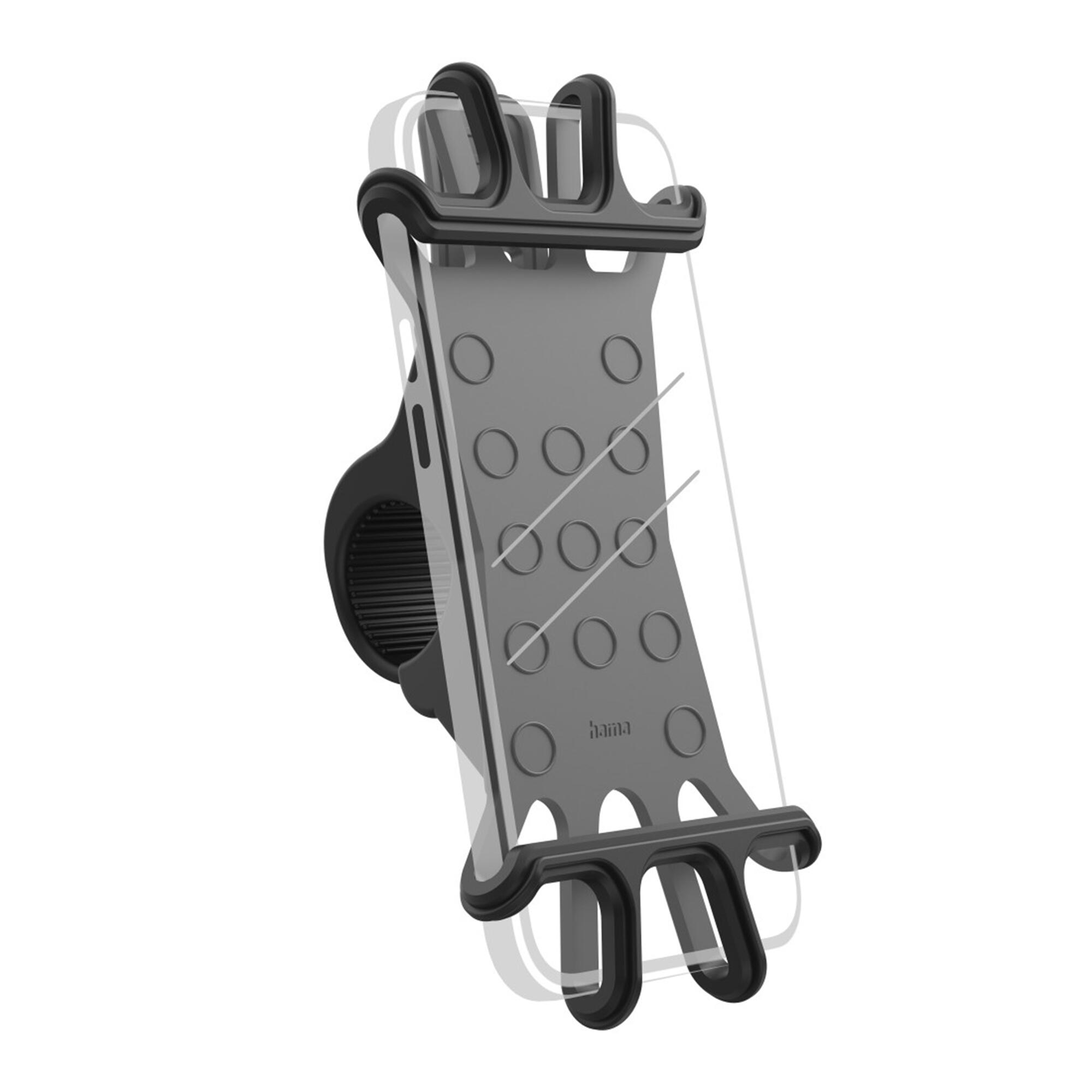HAMA HAMA Fahrrad-Handyhalterung Flexible, universal, Schwarz