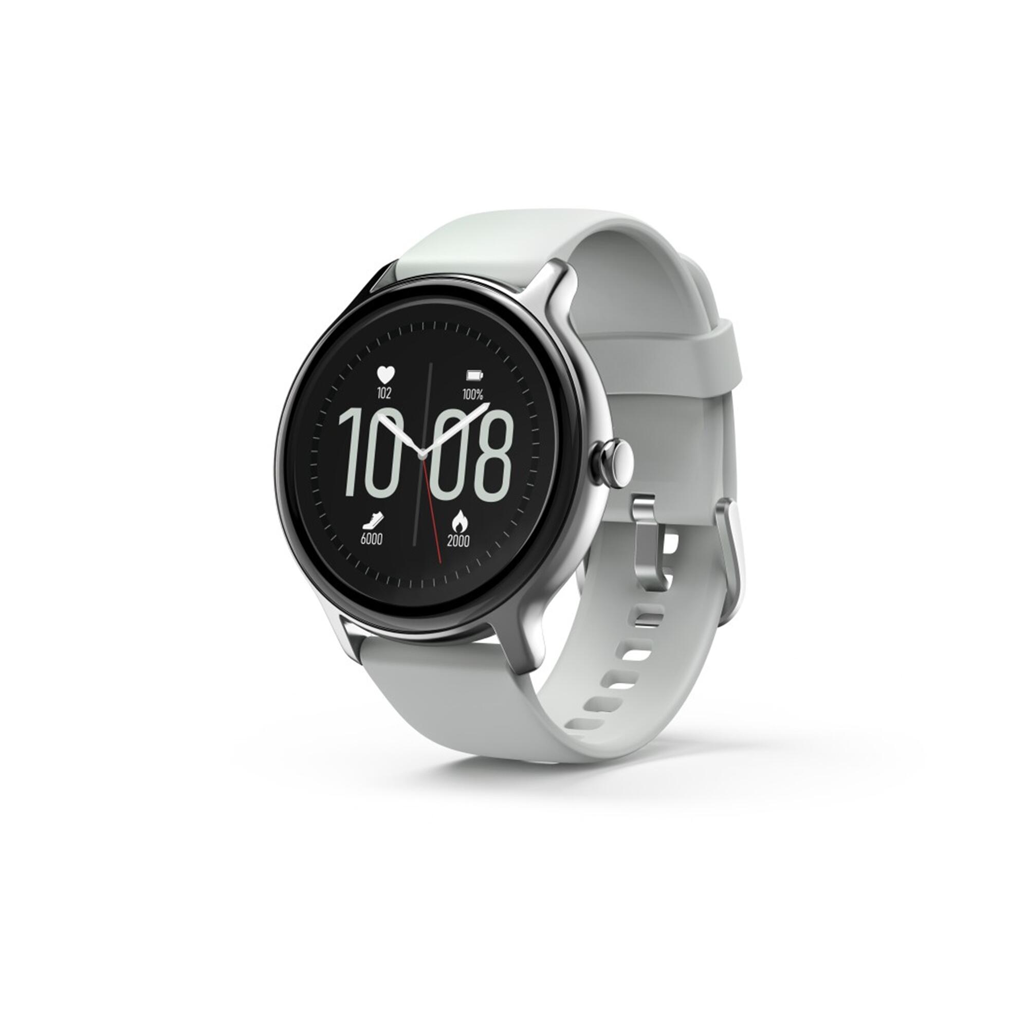 Hama - Montre Intelligente Hama Fit Watch 4910 Gris - Montre Connectée - Blanc|gris - No Size - Decathlon