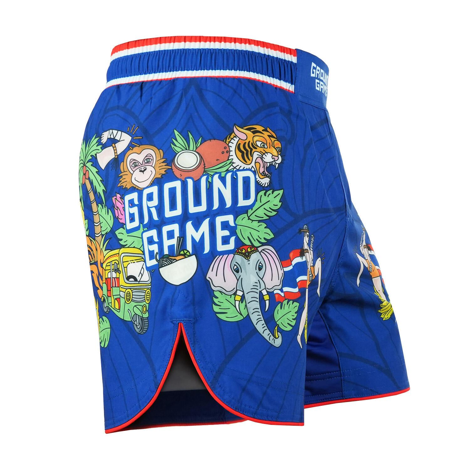 Lekkie spodenki do MMA i BJJ Ground Game Bangkok męskie 3/7