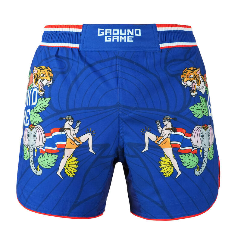 Lekkie spodenki do MMA i BJJ Ground Game Bangkok męskie