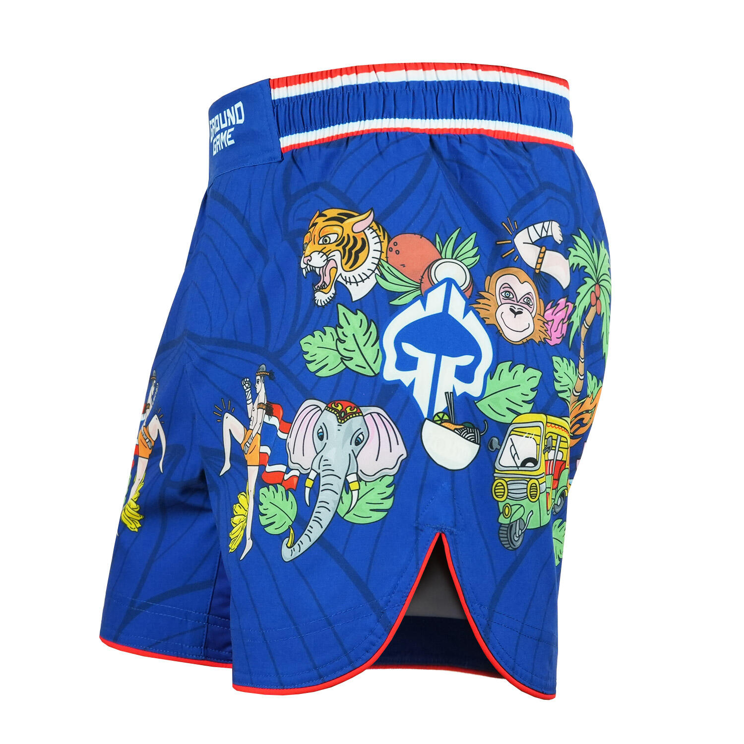 Lekkie spodenki do MMA i BJJ Ground Game Bangkok męskie 4/7