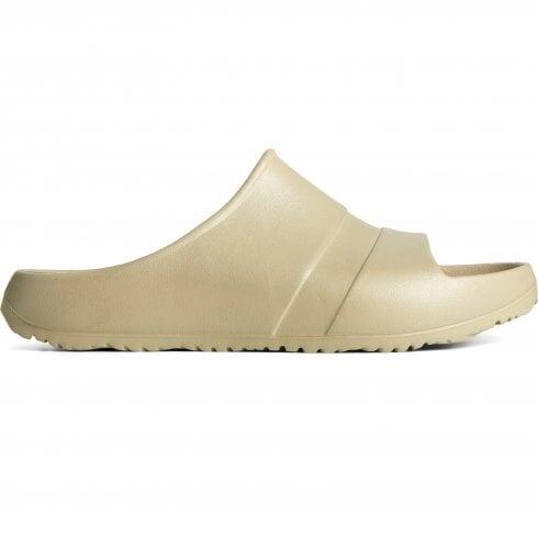 Sperry Float Slide | Taupe | Mens Contoured Sliders COL: Taupe, SIZE: 7/7
