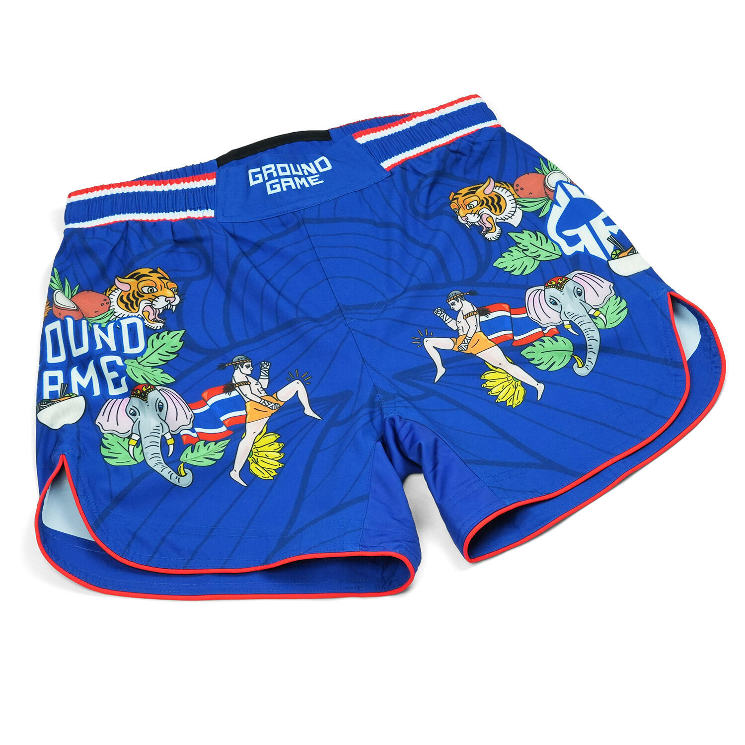 Lekkie spodenki do MMA i BJJ Ground Game Bangkok męskie 6/7