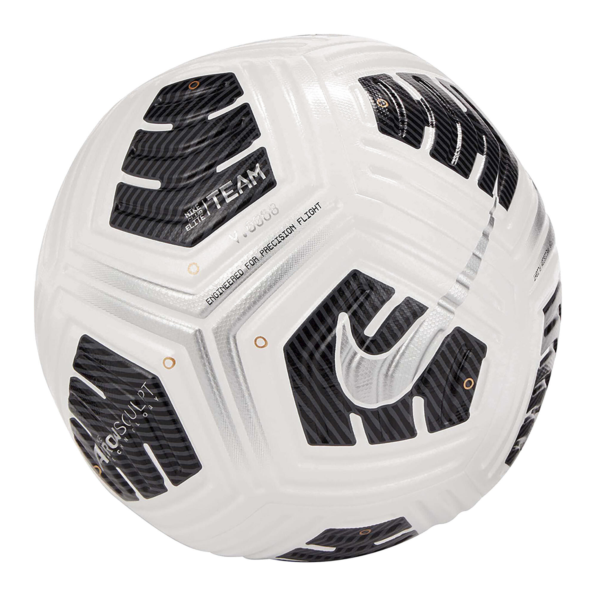 Nike - Ballon De Football De L'Équipe Nike Club Elite - Ballon De Foot - Blanc - 5 - Decathlon