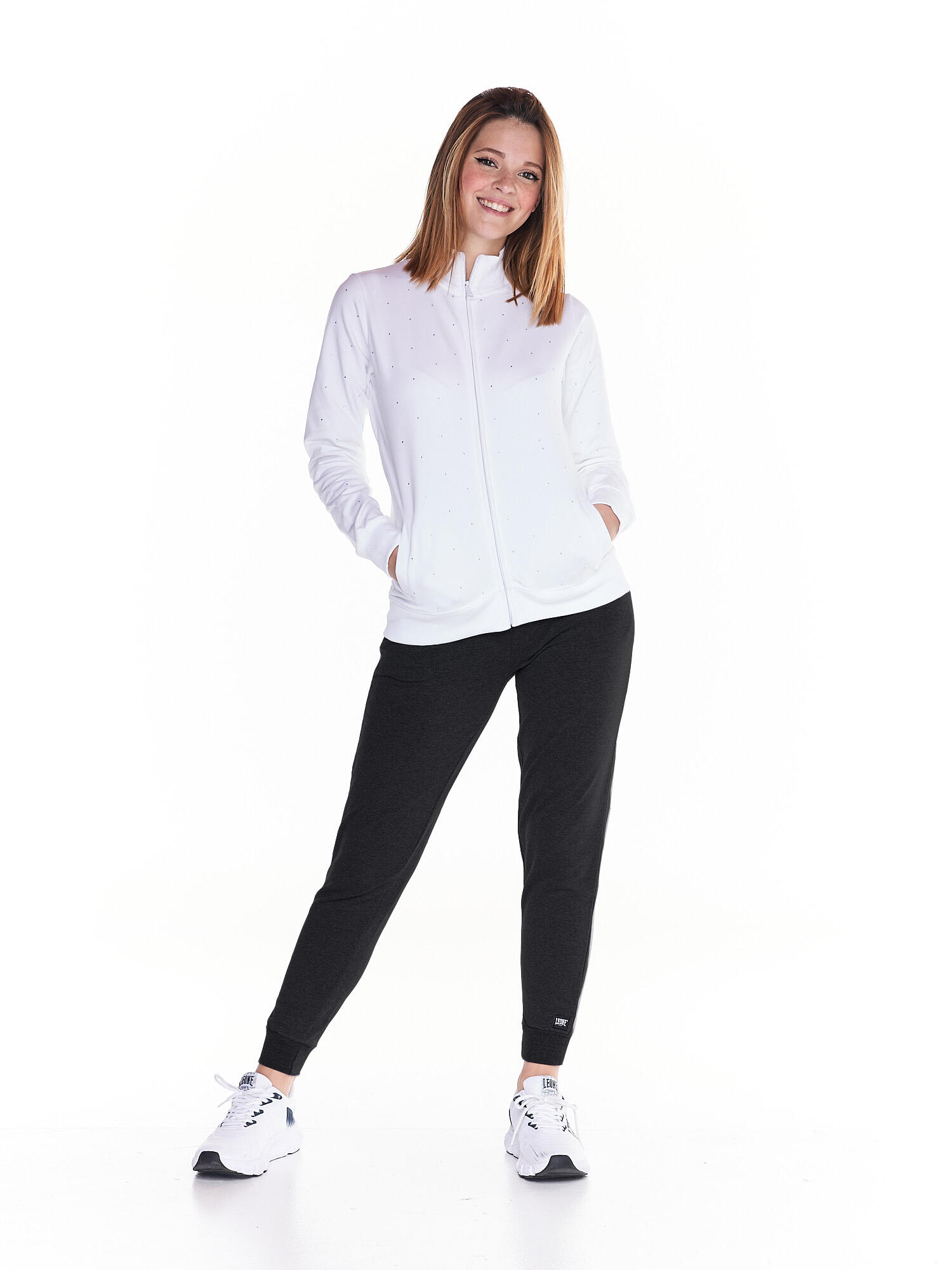 LEONE 1947 APPAREL Fato de treino feminino com bolinhas Greysongrey