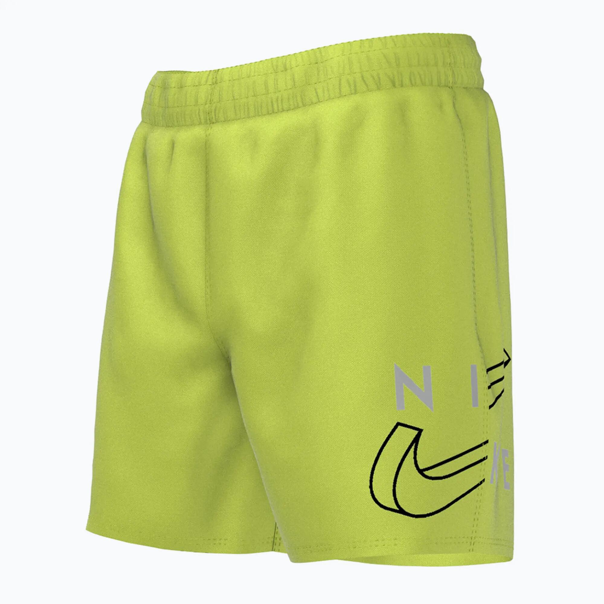Dziecięce strój kąpielowy SWIMMING SHORTS BOYS SPLIT LOGO LAP 4 INCH ATOMIC GREE 5/5