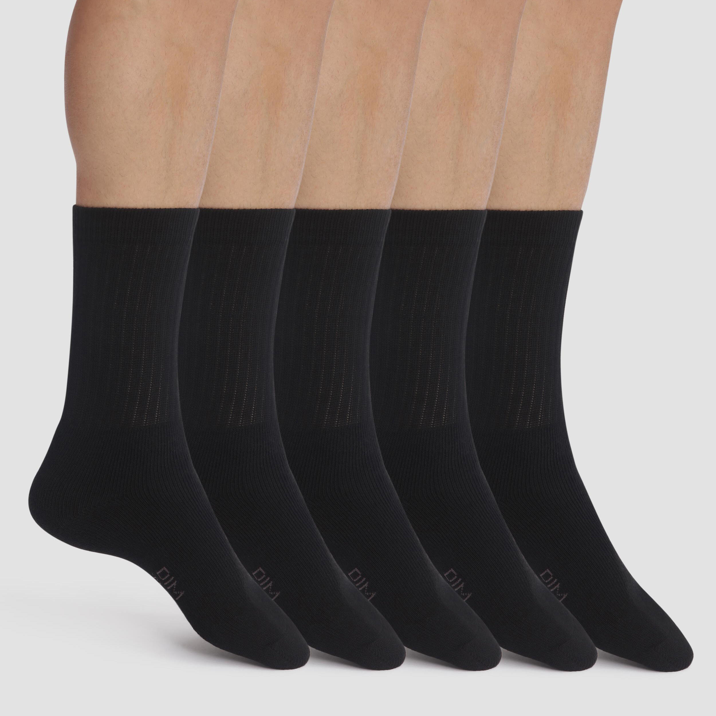 Dim - Lot De 5 Paires De Chaussettes Homme Ecodim Sport - Chaussettes - Noir - 43/46 - Decathlon