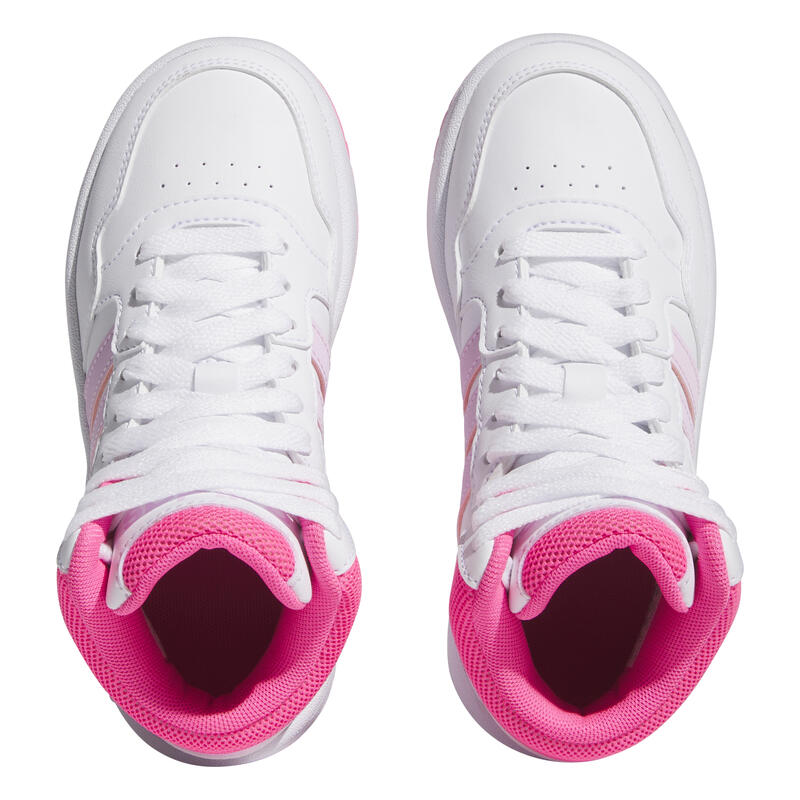 Chaussures Hommes Adidas Hoops 3.0 blanc