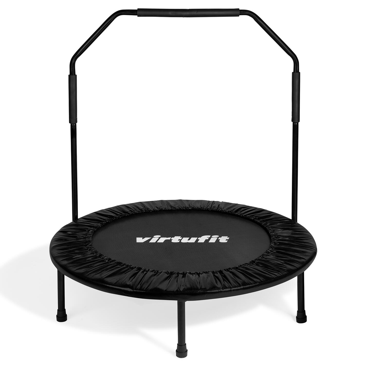 Trampoline - Opvouwbare Fitness Trampoline met Handvat - Zwart - 100 cm 2/6